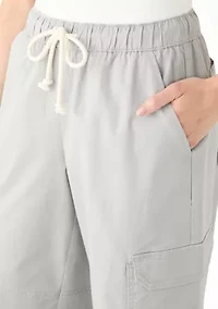 Women's A-Line Poplin Wide Leg Pants