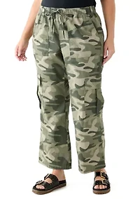 Plus Poplin Utility Pants