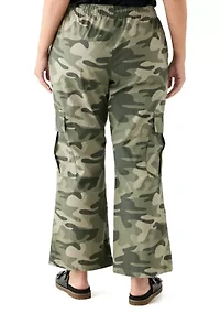 Plus Poplin Utility Pants