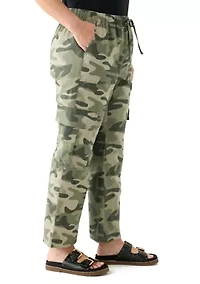 Plus Poplin Utility Pants
