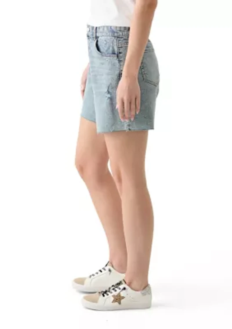 Women's Clean Hem Cut Off Denim Shorts