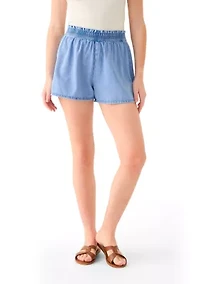 Women's Paper Bag Shorts