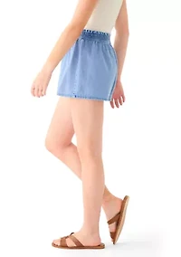 Women's Paper Bag Shorts