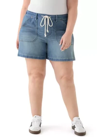Plus Utility Long Line Shorts