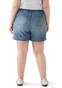 Plus Utility Long Line Shorts