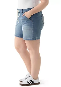 Plus Utility Long Line Shorts
