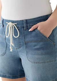 Plus Utility Long Line Shorts