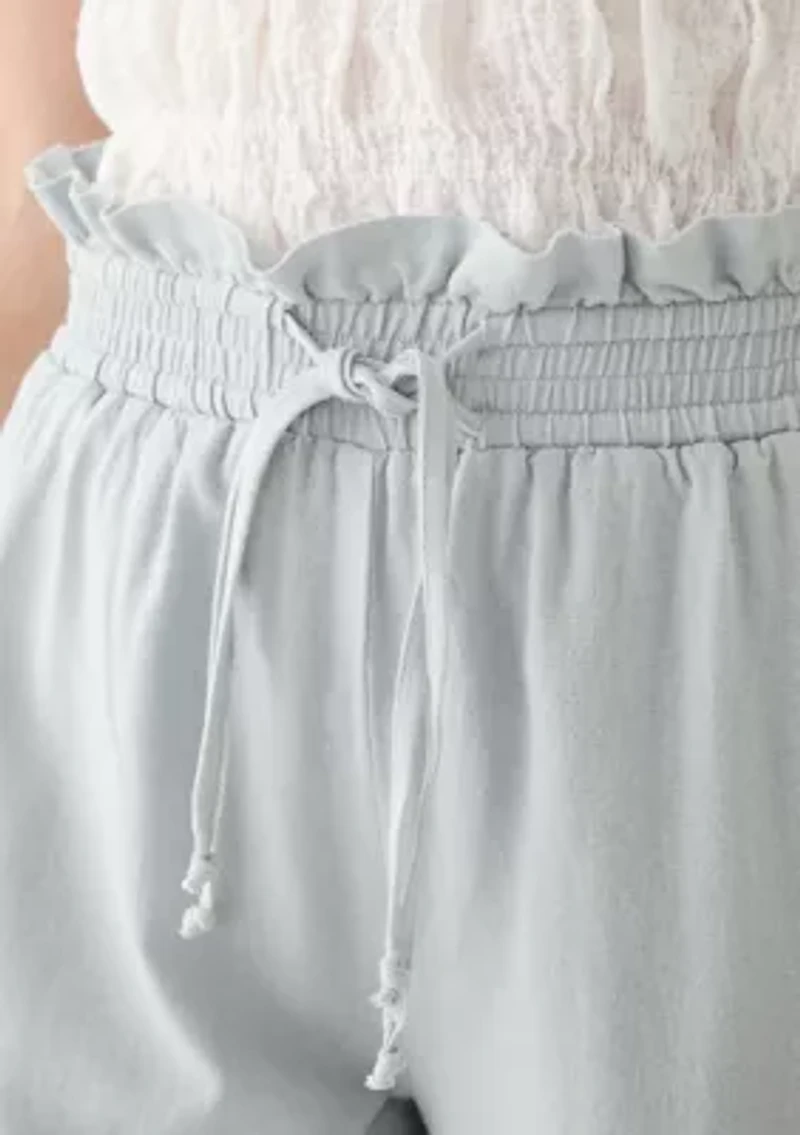 Women's Double Tie Paperbag Shorts