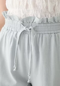 Women's Double Tie Paperbag Shorts