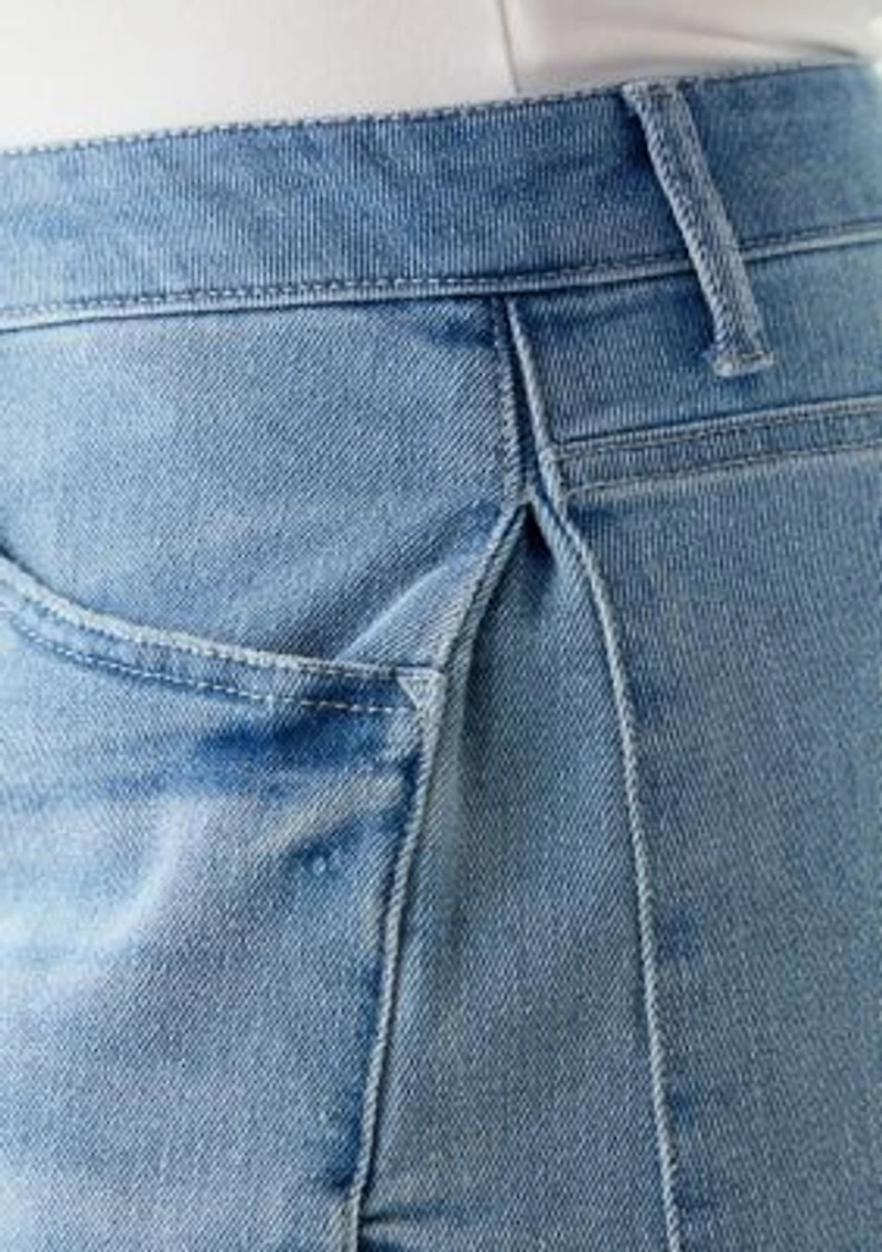 Plus Skirty Denim Shorts