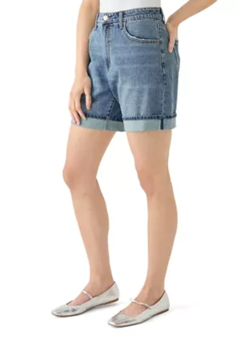 Women's Cuffed Long Shorts