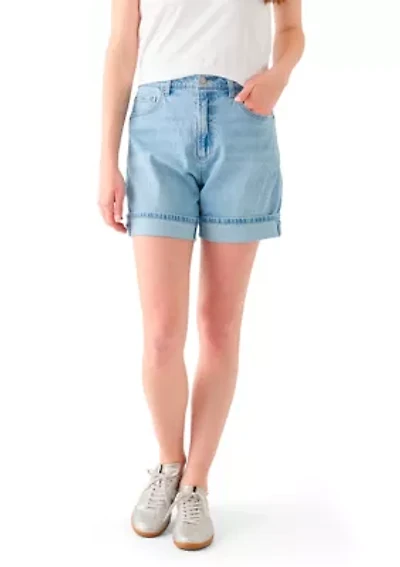 Women's Cuffed Denim Shorts