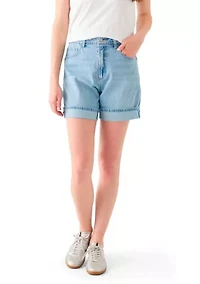 Women's Cuffed Denim Shorts