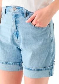 Women's Cuffed Denim Shorts