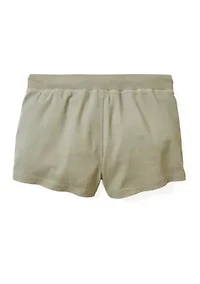 Plus Ribbed Waist Shorts