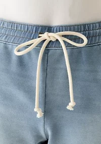 Women's Tie Front Knit Shorts