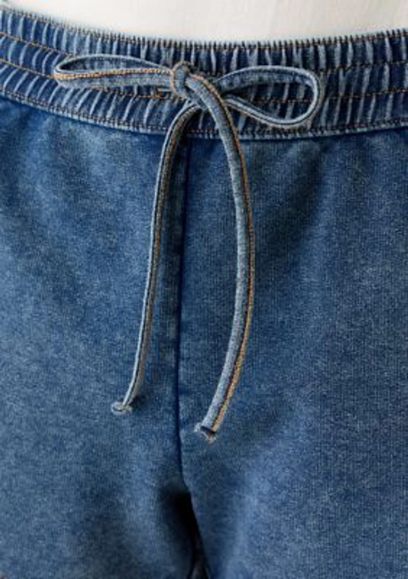 Women's Tie Front Knit Shorts