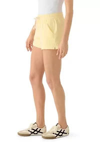 Women's Tie Front Knit Shorts