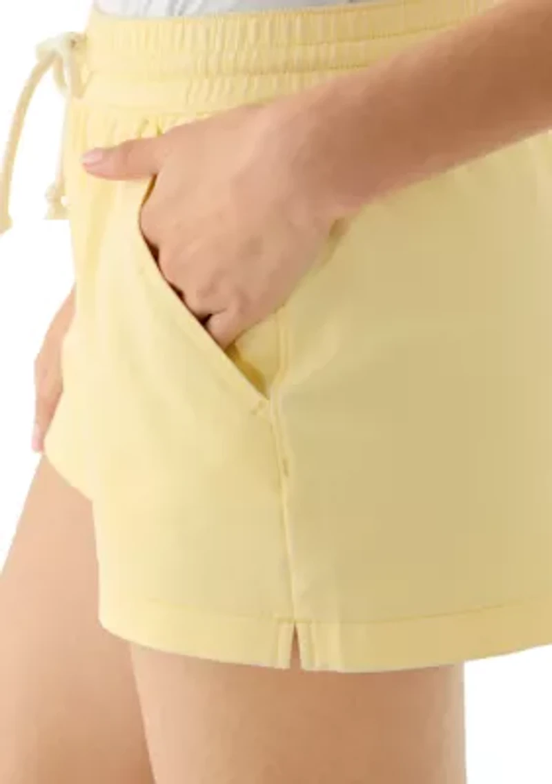 Women's Tie Front Knit Shorts