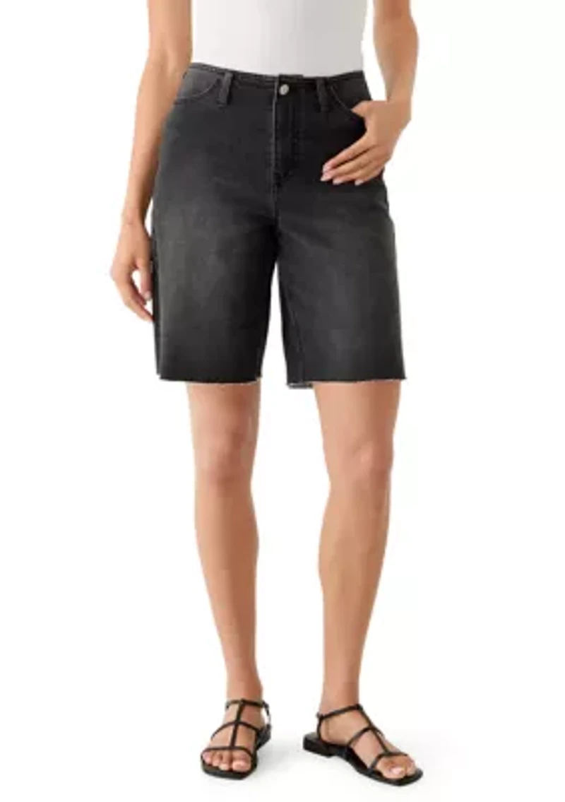 Women's Raw Hem Jorts