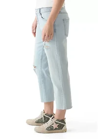 Women's Low Rise Cropped Jeans