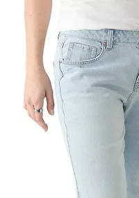Women's Low Rise Cropped Jeans