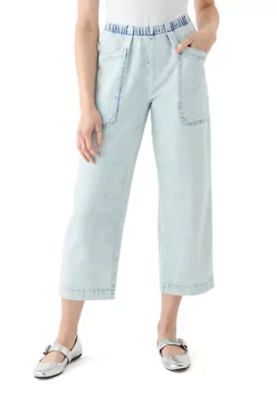 Women's Cropped Porkchop Pull On Pants