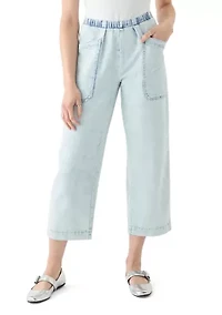 Women's Cropped Porkchop Pull On Pants
