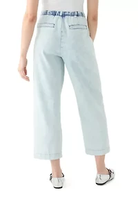 Women's Cropped Porkchop Pull On Pants