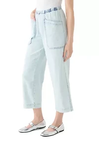Women's Cropped Porkchop Pull On Pants