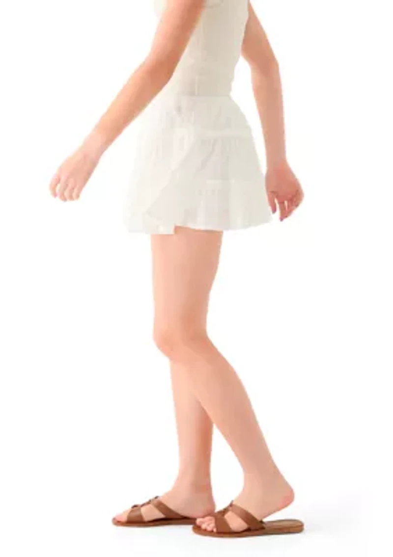 Women's Tiered Ruffle Mini Skirt