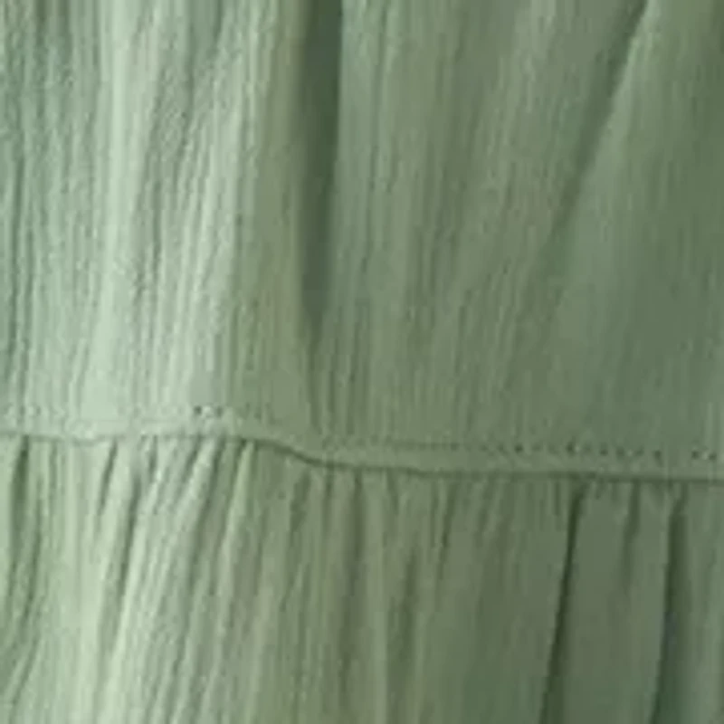 Women's Smocked Waist Mini Skirt