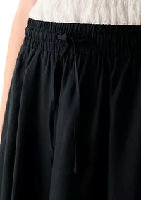 Women's Elastic Waist Mini Skort