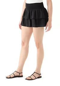 Women's Tiered Mini Skort