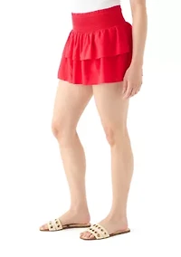 Women's Tiered Mini Skort