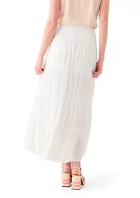 Women's Tiered Smocked Waist Maxi Skirt