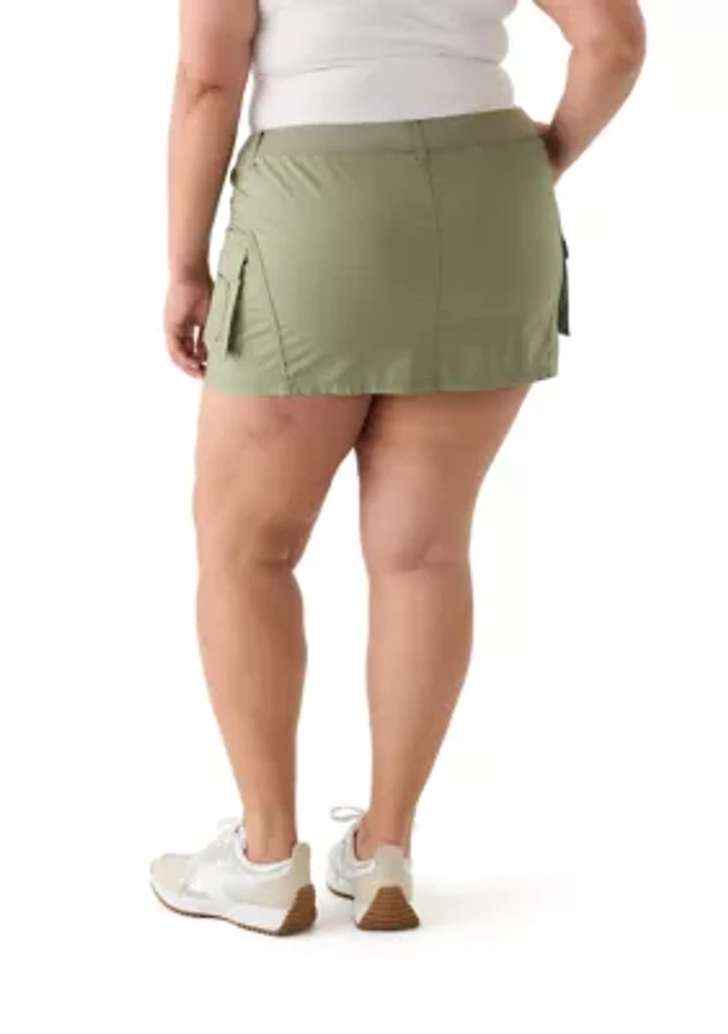 Plus Cargo Skirt