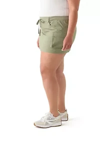Plus Cargo Skirt