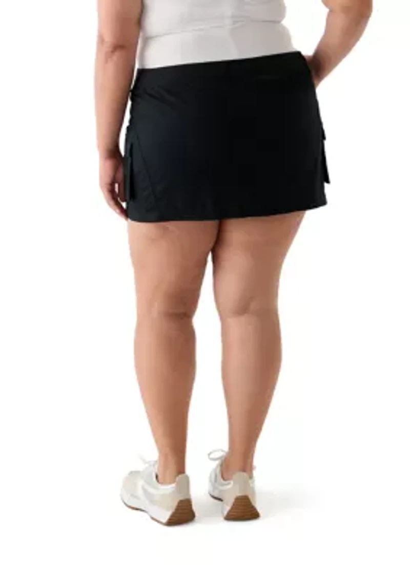 Plus Cargo Skirt