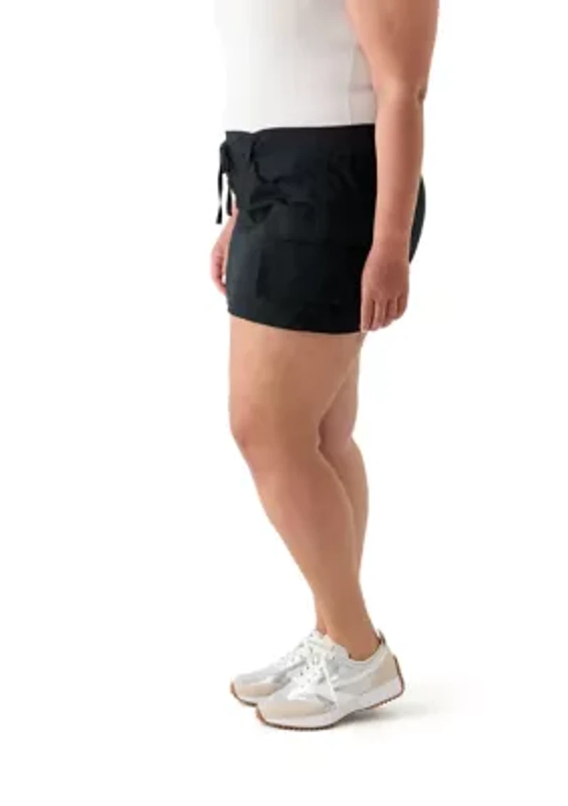 Plus Cargo Skirt