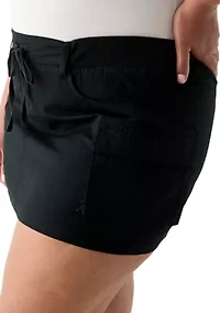 Plus Cargo Skirt