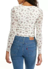 Women's Long Sleeve Mesh Top