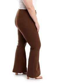 Plus V-Front Pull On Pants