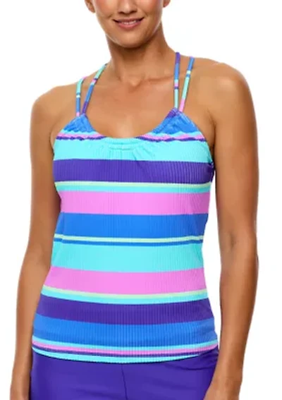 Adrift Stripe Third Eye 3 Tankini Swim Top