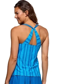 Women's Salutation Stripe Third Eye Tankini