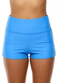 Good Karma High Waisted Swim Shorts