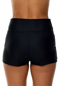 Good Karma High Waisted Swim Shorts