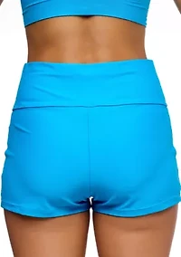 Good Karma High Waisted Swim Shorts
