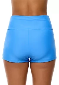 Good Karma High Waisted Swim Shorts