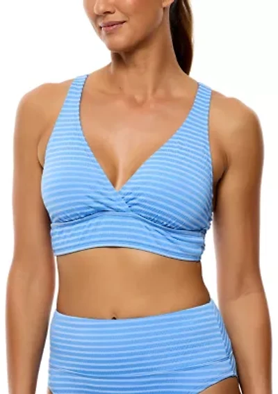 Coronado Striped 25 Min Sport Bra